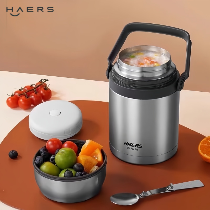 Baby Food Jar Insulated - HAERS 1L Izolowany pojemnik na żywność