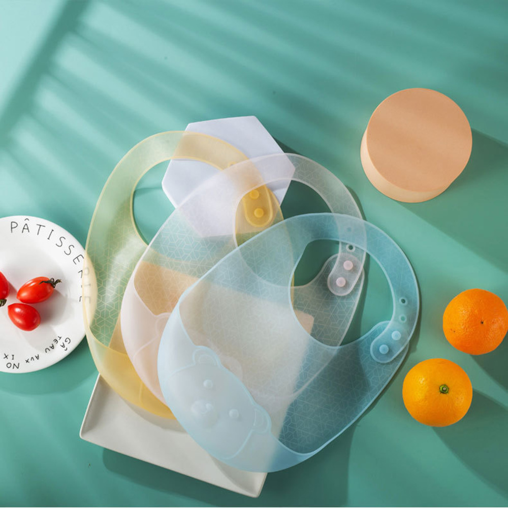Baby Food Eating - Śliniak do jedzenia dla niemowląt, śliniak