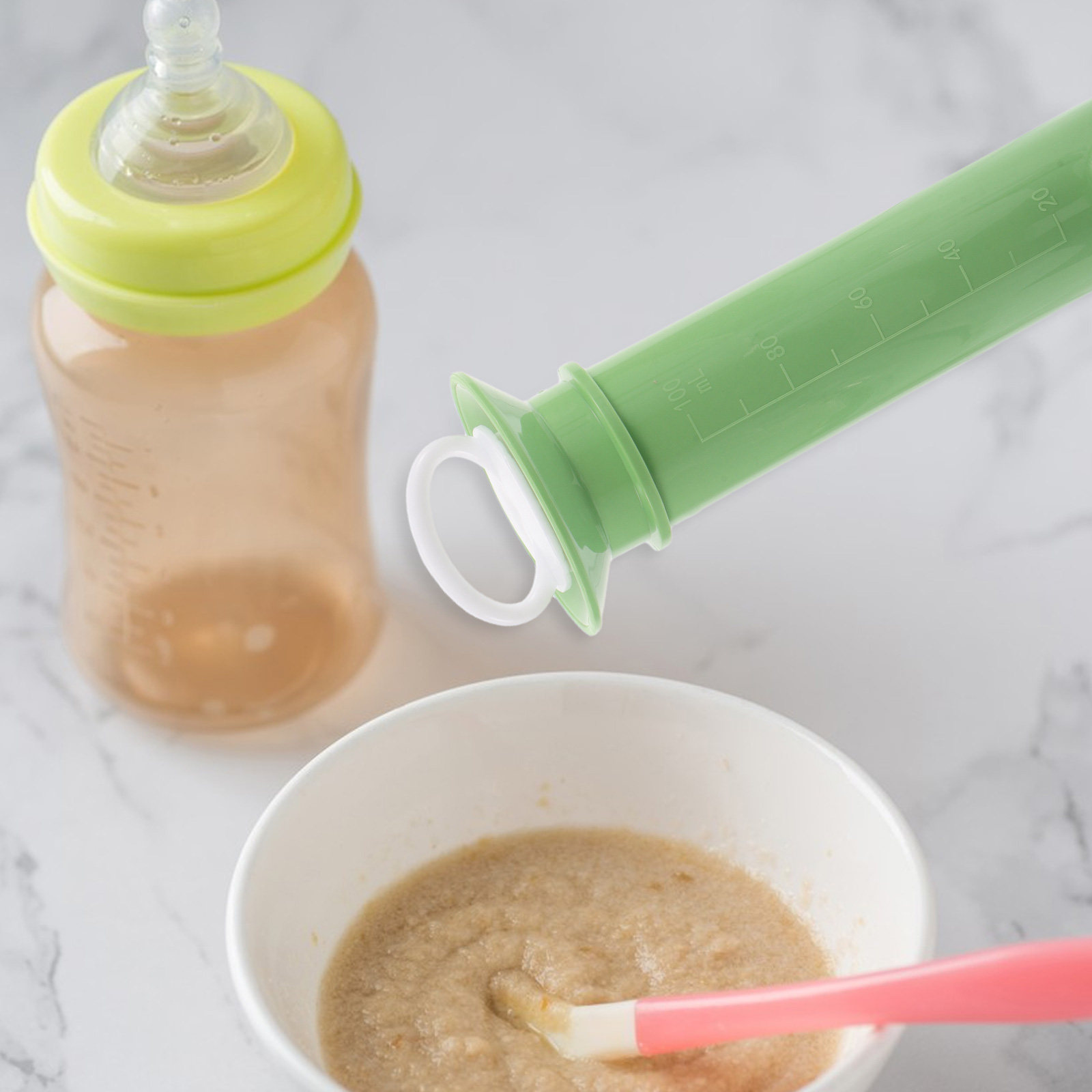 Veggie Baby Food - Dozownik do żywności dla niemowląt, kompaktowy,