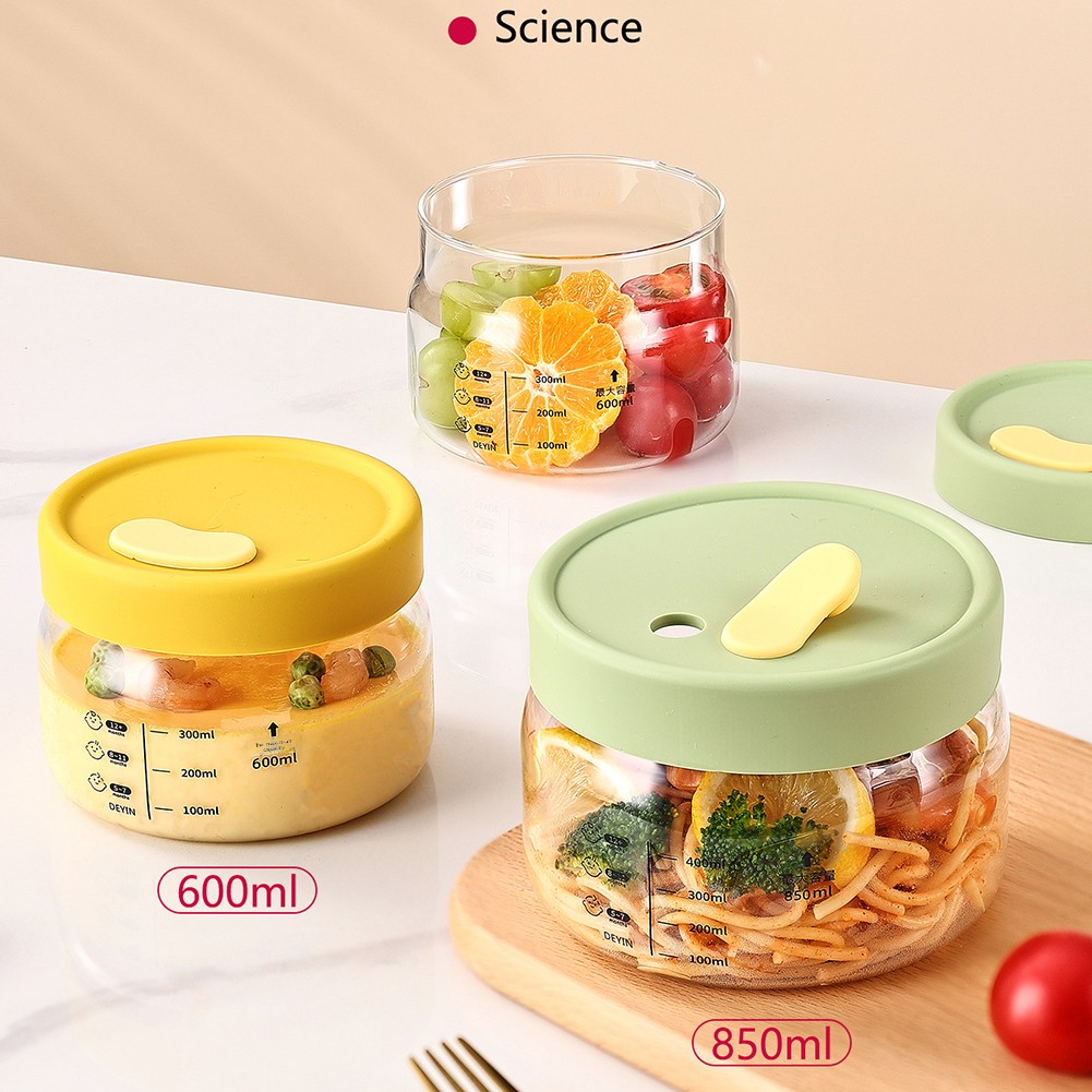 Baby Food Under 1 Year - 600-850ml Szklany pojemnik do przechowywania żywności