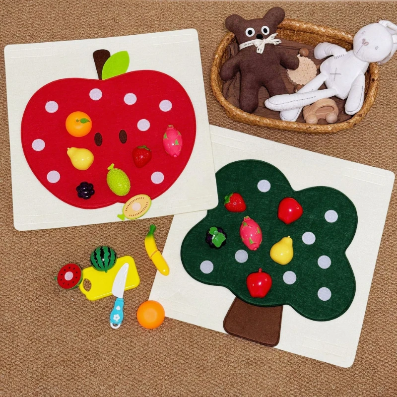 Baby Food Under 1 Year - Tablica filcowa dla dzieci, zabawki spożywcze,