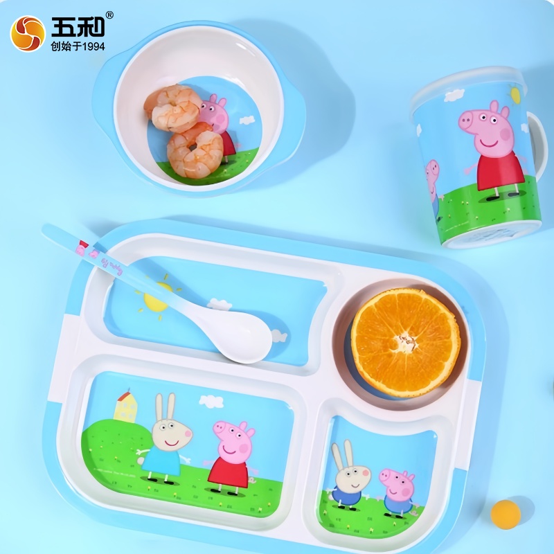 Baby Food Eating - Zastawa stołowa Peppa Pig, miseczka na