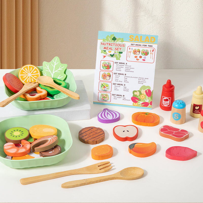 Drewniany Zestaw Zabawek do Ud – Baby Food Under 1 Year recenzja i cena