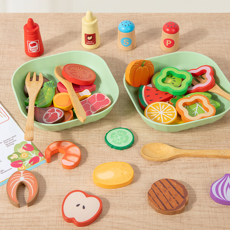 Drewniany Zestaw Zabawek do Ud – Baby Food Under 1 Year recenzja i cena
