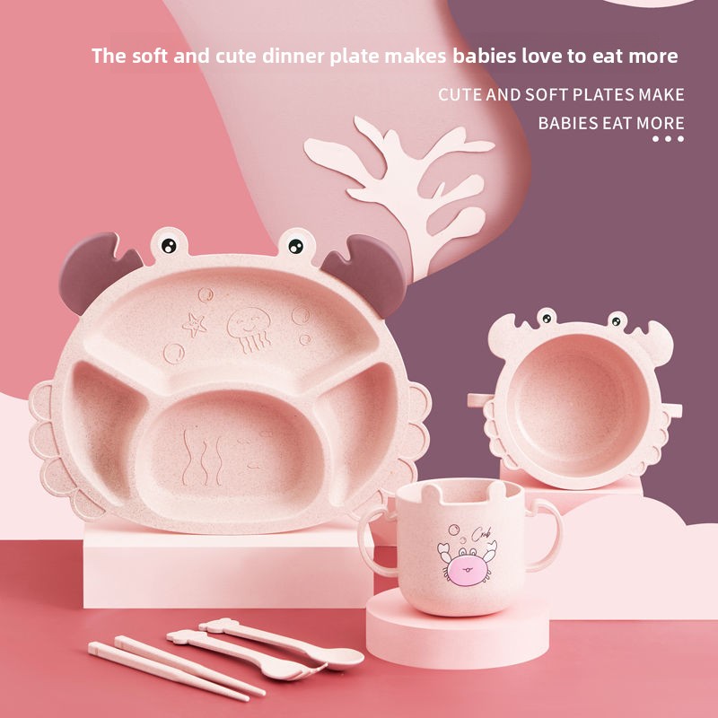 4/6 szt. Kraby Talerze Dziecię – Baby Food Eating recenzja i cena
