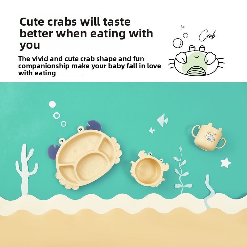 4/6 szt. Kraby Talerze Dziecię – Baby Food Eating recenzja i cena