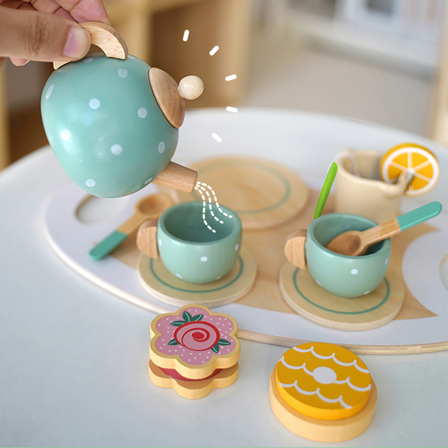 Drewniany Zestaw do Popołudnio – Baby Food Under 1 Year recenzja i cena