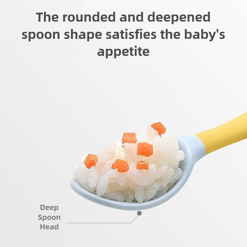 Zginana łyżka silikonowa dla n – Baby Food Eating recenzja i cena
