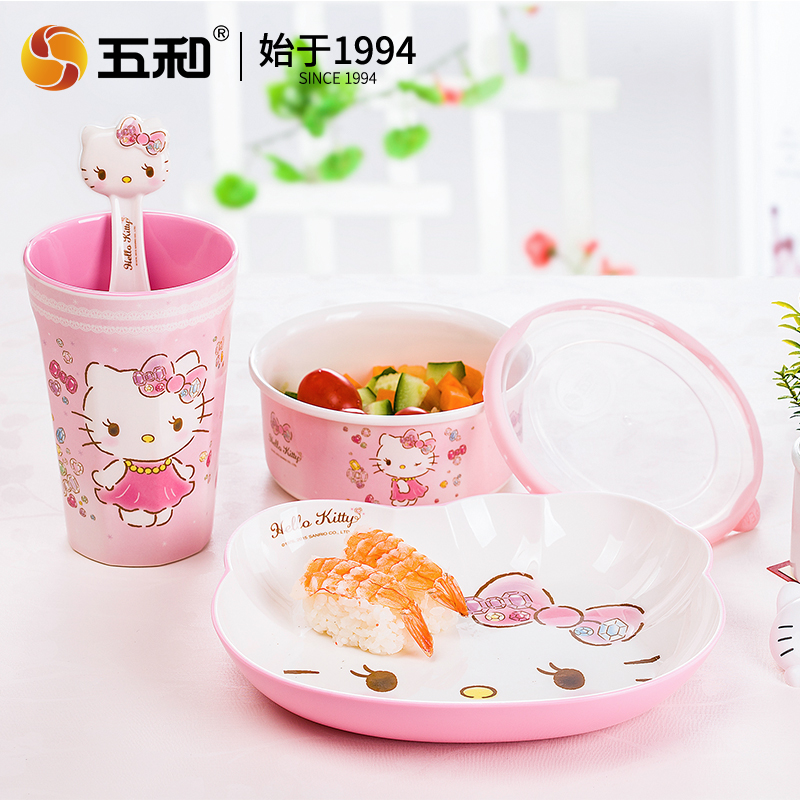Zestaw naczyń Hello Kitty dla  – Baby Food Under 1 Year recenzja i cena