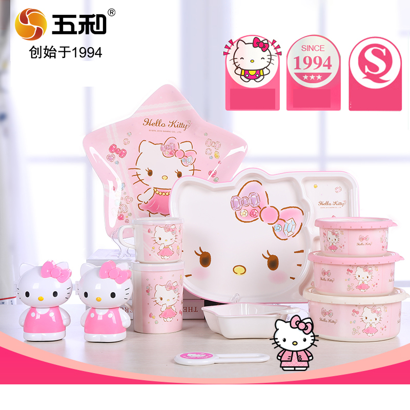 Zestaw naczyń Hello Kitty dla  – Baby Food Under 1 Year recenzja i cena