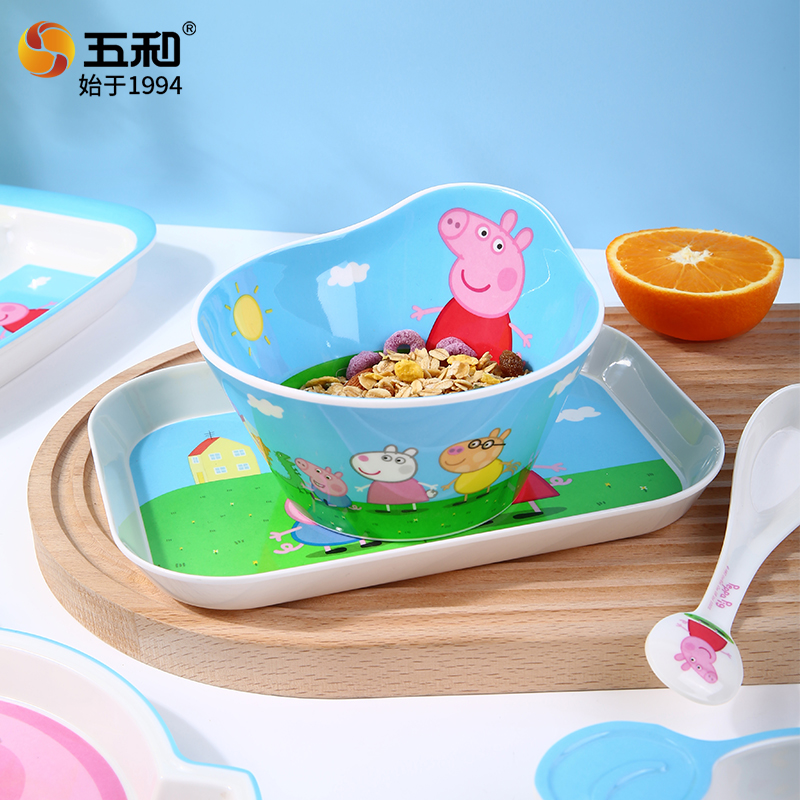 Zastawa stołowa Peppa Pig, mis – Baby Food Eating recenzja i cena